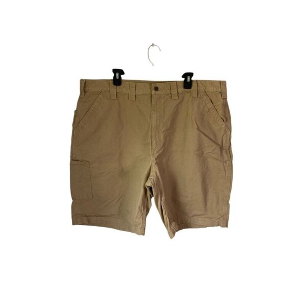 Carhartt Mens Original Fit Work Shorts Size 44 Tan 100% Cotton Durable Casual